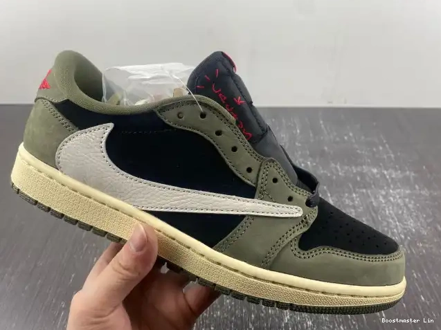 Bmlin shoes DM7866-002 X SP OG JORDAN OLIVE' TRAVIS SCOTT AIR 1 'BLACK LOW 0514